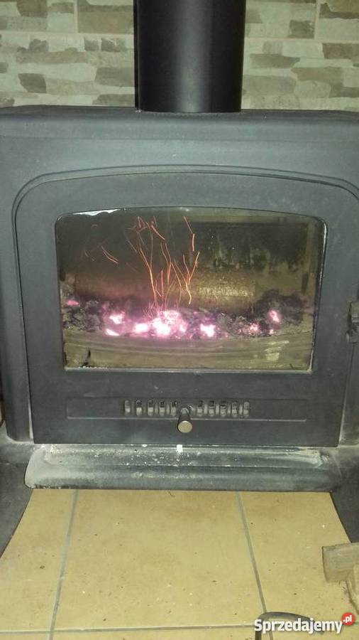 Piec koza na drewno czarny Pabianice