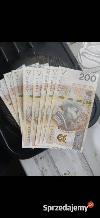 200 Seria 15 Banknotów kolei ET