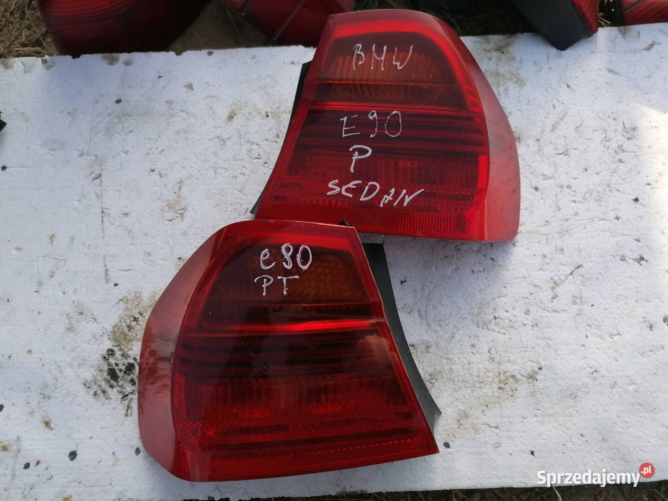 Lampy Tył Komplet Bmw E90 Pogorzelec sprzedam