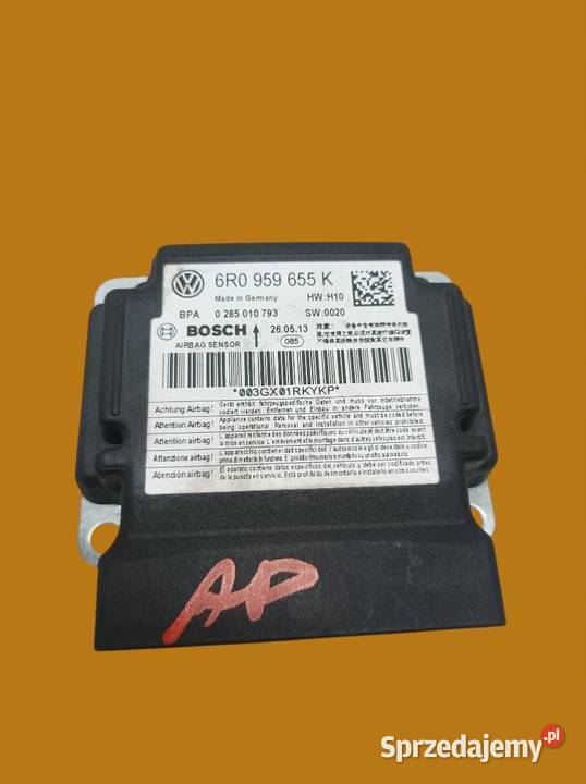 SENSOR AIRBAG 6R0959655K Opel Corsa V 2014 E Rok produkcji 2017 świętokrzyskie sprzedam