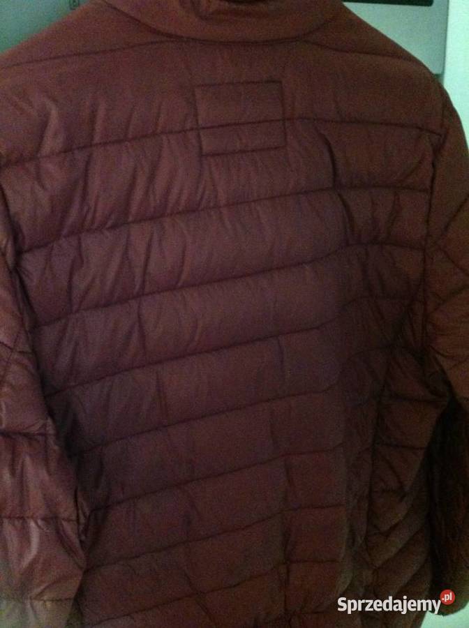 Kurtka Przejściowa Puchowa Męska YORN L Bordowa sprzedam