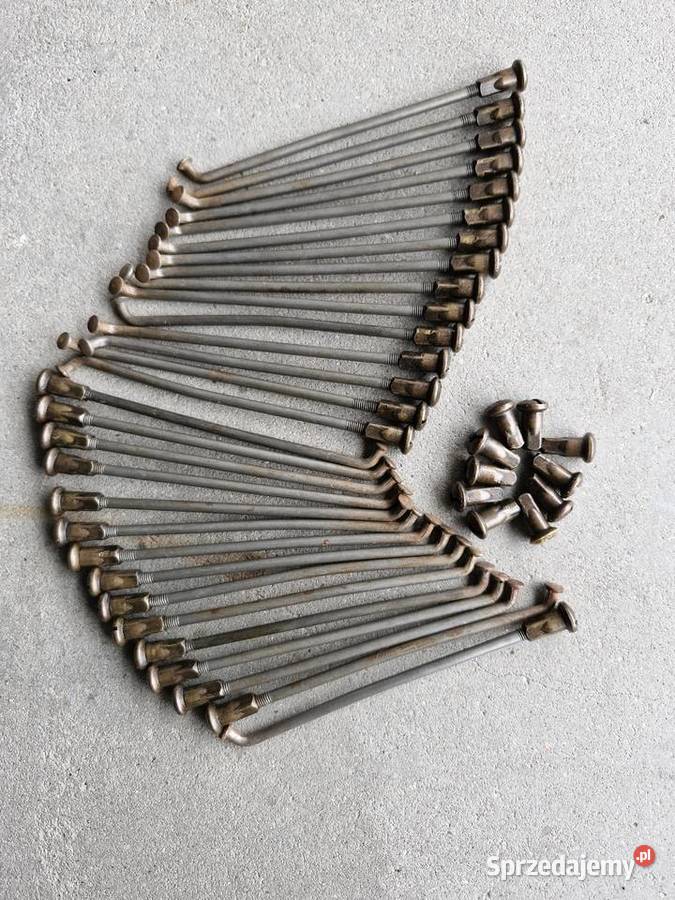 Junak M10 oryginalne szprychy nyple mosiężne Grodzisk Mazowiecki