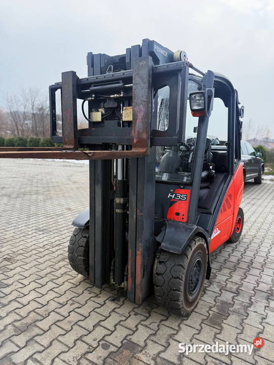 wózek widłowy LINDE H35T LPG TRIPLEX 460m