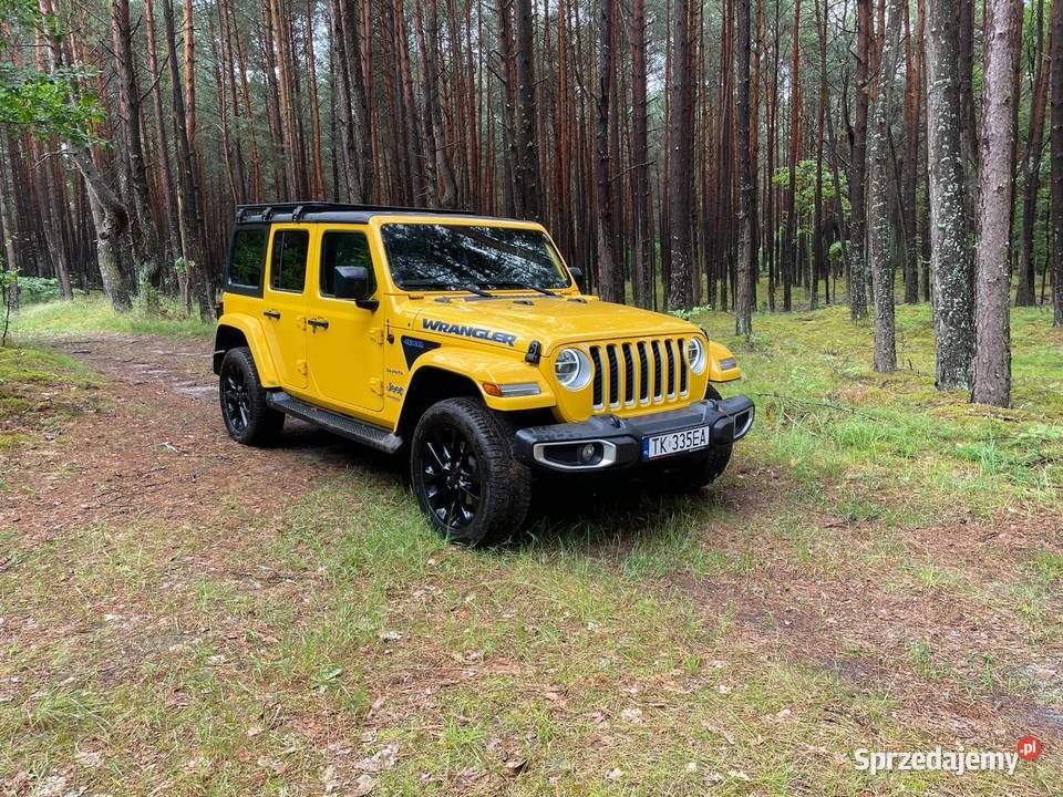 Jeep Wrangler Sahara 4XE nowy hybryda plugin elektrochrom. lusterka boczne świętokrzyskie Kielce