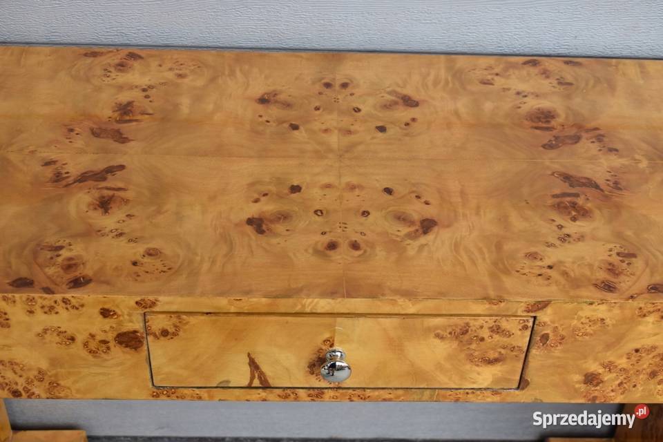 Drewniany Stolik Stół Biurko Art Deco Konsola Kraków