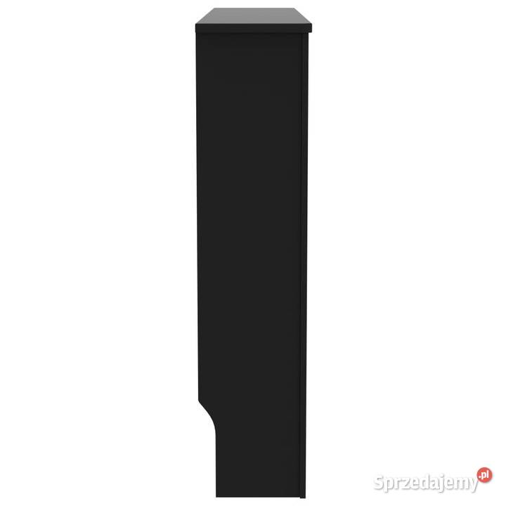 Osłona na kaloryfer czarna 112x19x815 MDF Warszawa