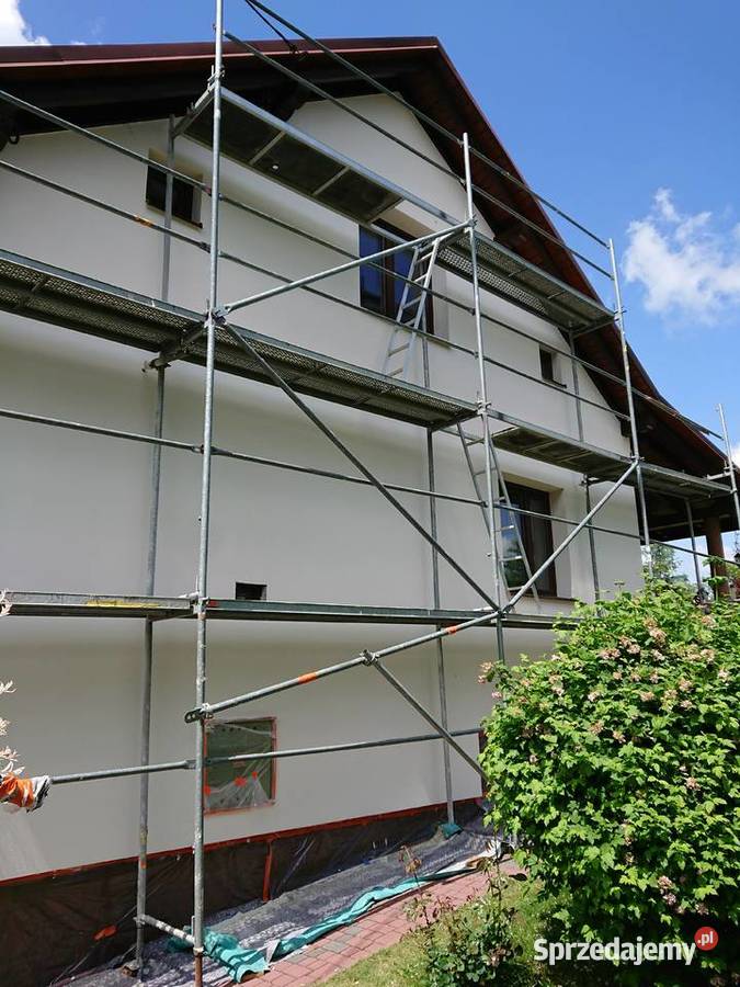 Malowanie elewacji Docieplenie wełną skalną Klucze