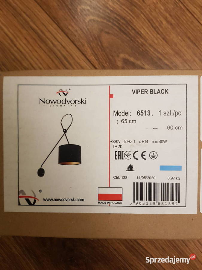 Lampa oprawa nowodworski 6513 inny kolor Kobiór