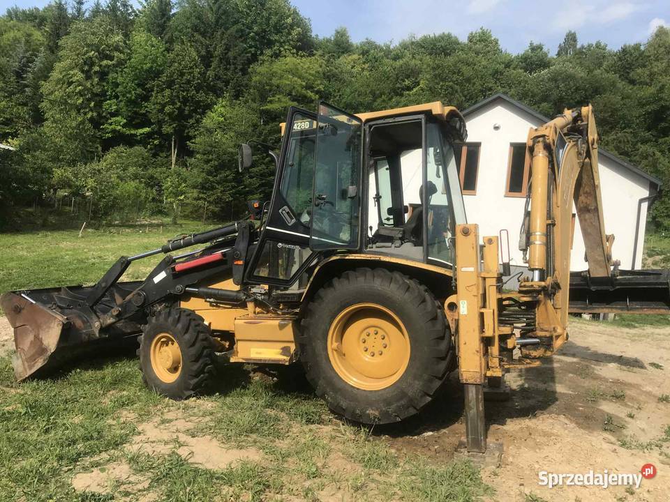 koparka koparko ładowarka CAT428 osoby prywatnej Narama