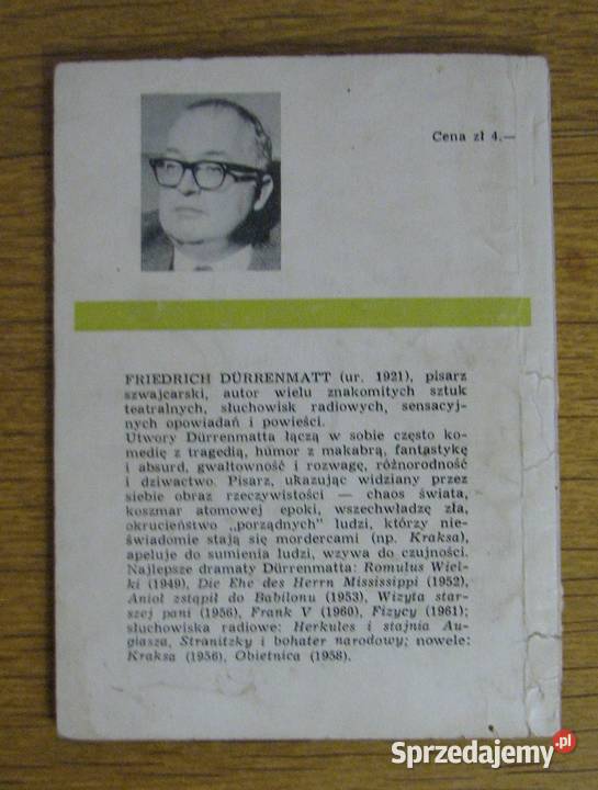 Friedrich Durrenmatt Kraksa Parczew