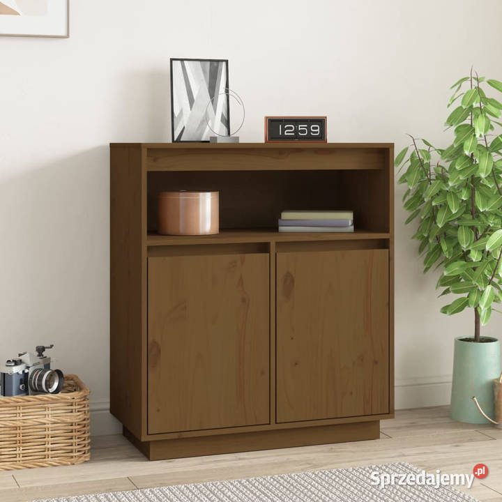 Szafka miodowy brąz 70x34x80 lite drewno sosnowe Warszawa