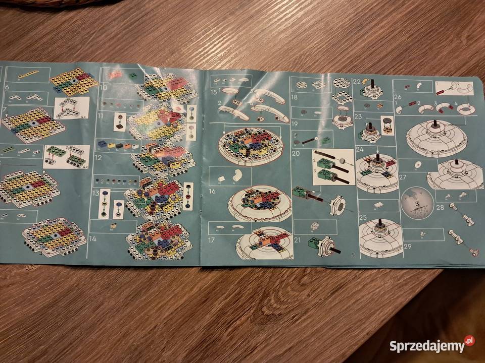 lampa pixara z klocków no name wysokość 30