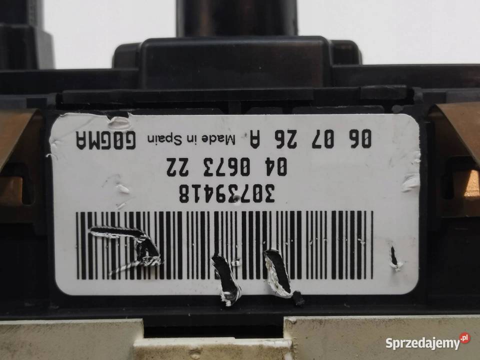 PRZEŁĄCZNIK ŚWIATEŁ 30739418 Volvo S80 II 2006 Rok produkcji 2008