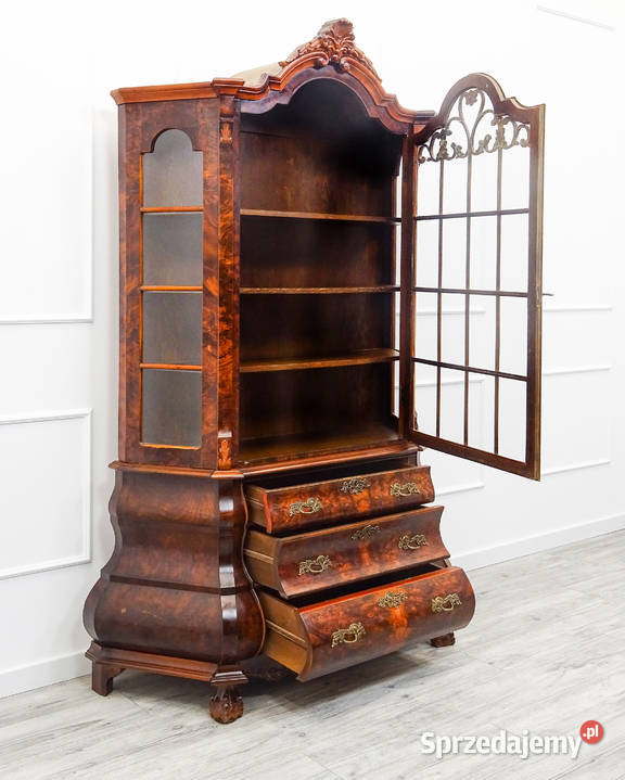 Stylowa Wysoka WITRYNA Drewniana Witryna na Kalisz