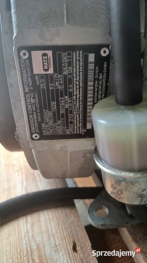 Silnik Hatz 1D42S rozruch elektryczny