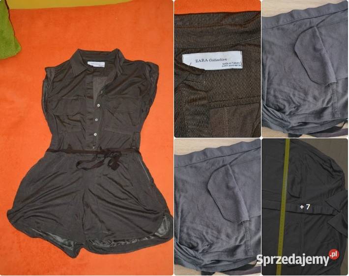 Nowy lekki krótki kombinezon khaki ZARA rozmiar Bydgoszcz