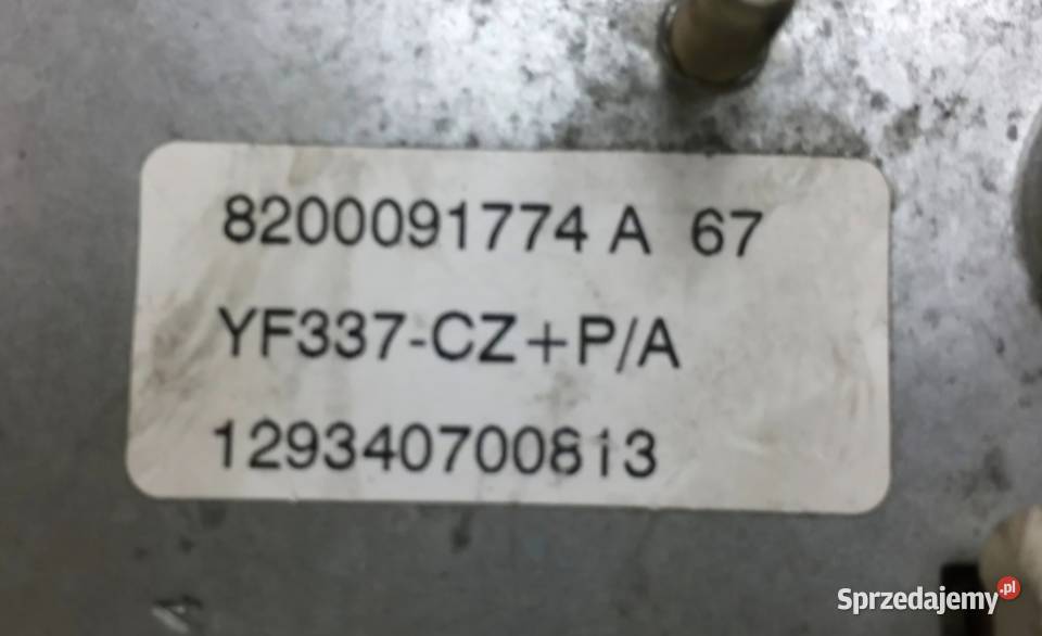 PODUSZKA POWIETRZNA AIRBAG PASAŻERA RENAULT Działoszyce sprzedam