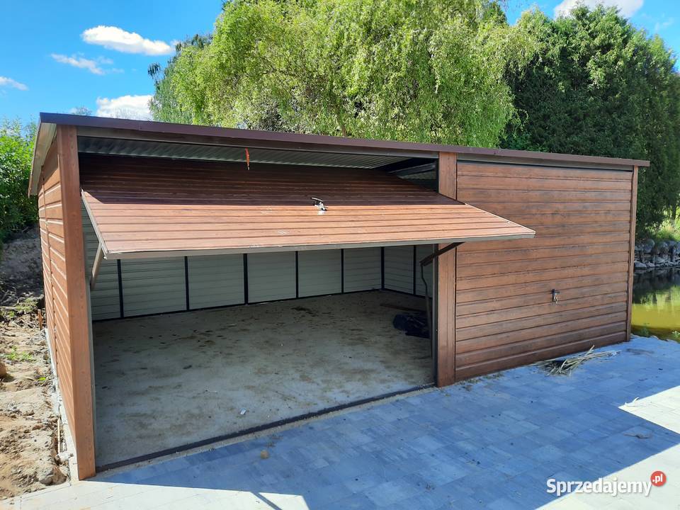 Garaż Blaszany Schowek Garaże Blaszane Hale 325zł/m2 Sejny