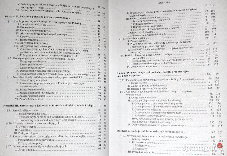 Prawo wyznaniowe Podręczniki Prawnicze A