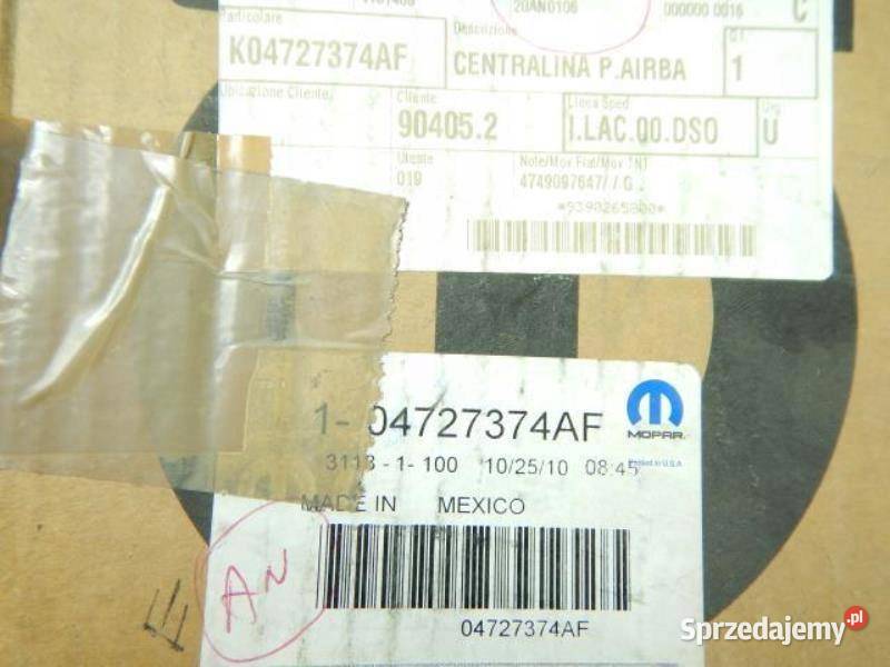 MODUŁ STEROWNIK AIRBAG DODGE NITRO 11r zASO