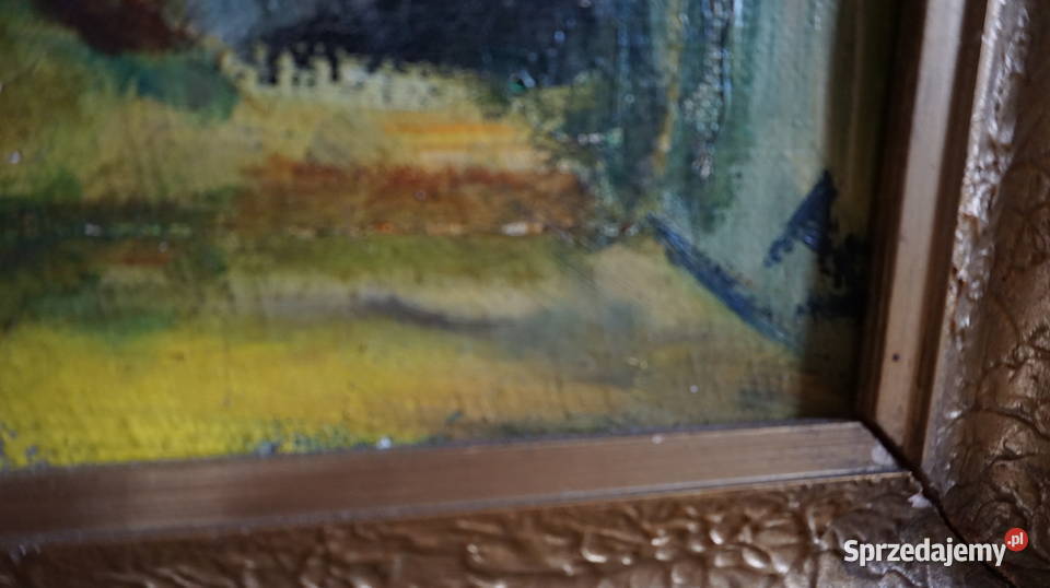 Olej na płótnie Barbakan warszawAndrzej Stysiak