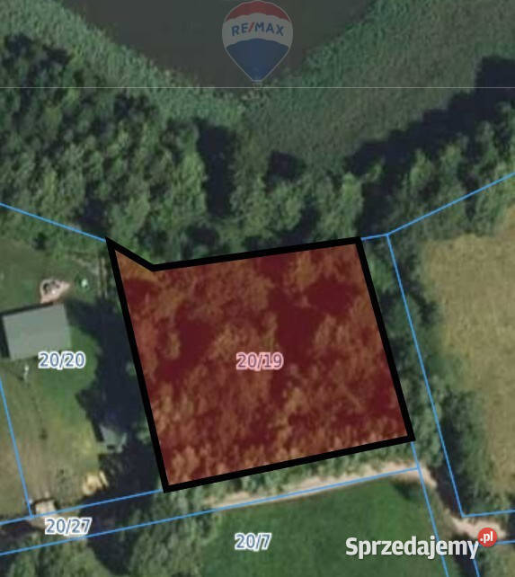 Działka z linią brzegową siedlisko z sadem i las warmińsko-mazurskie Stręgielek