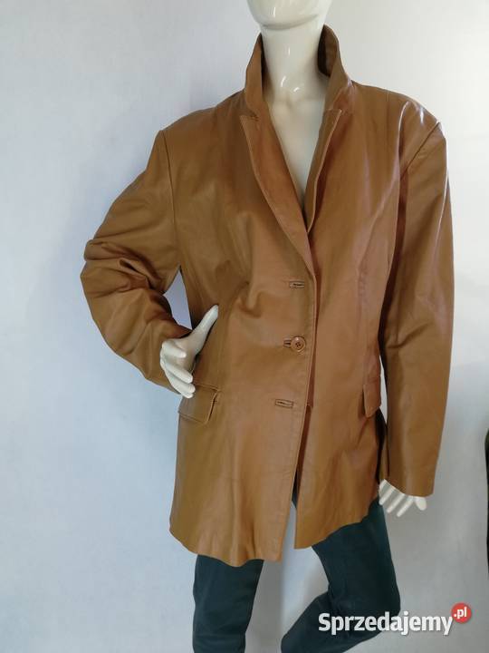 vintage kurtka skóra naturalna carmel 52 Kurtki i płaszcze Lublin