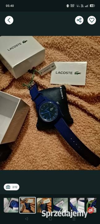 LACOSTE Zegarek NOWY z metką z folią tarcza i Unisex Leszno sprzedam