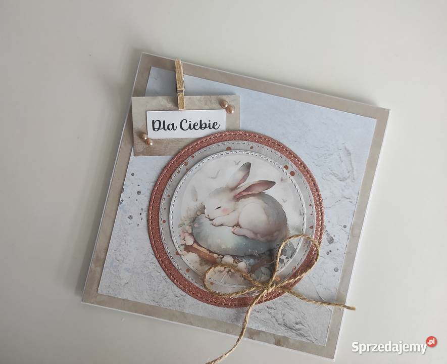 Kartka okolicznościowa ręcznie robiona z Rękodzieło łódzkie Łódź