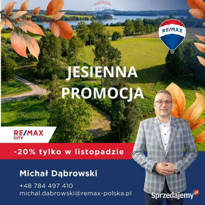 Wyjątkowa działka jeziorem Szelment Wlk podlaskie Przejma Mała