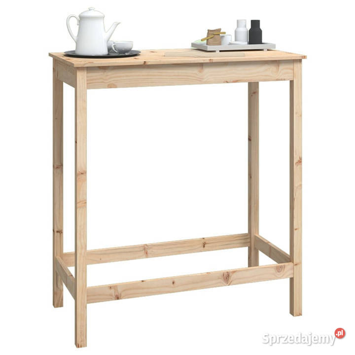 Stolik barowy 100x50x110 lite drewno sosnowe Warszawa