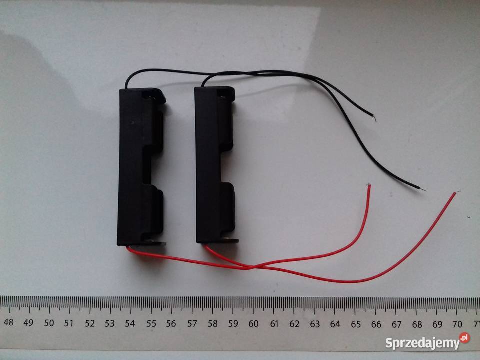 Koszyk na akumulatory 18650 z kablami mocowanie Pozostałe Bydgoszcz sprzedam