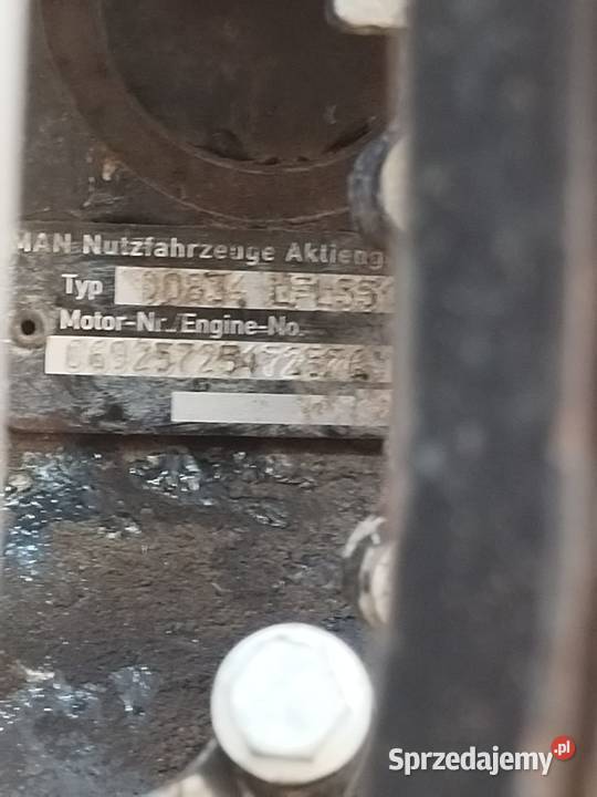 Silnik Man TGL 8210 D0834 LFL55 Rzędowice