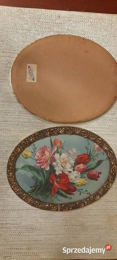 Owalne ramki drewniane z 1920 roku Poznań