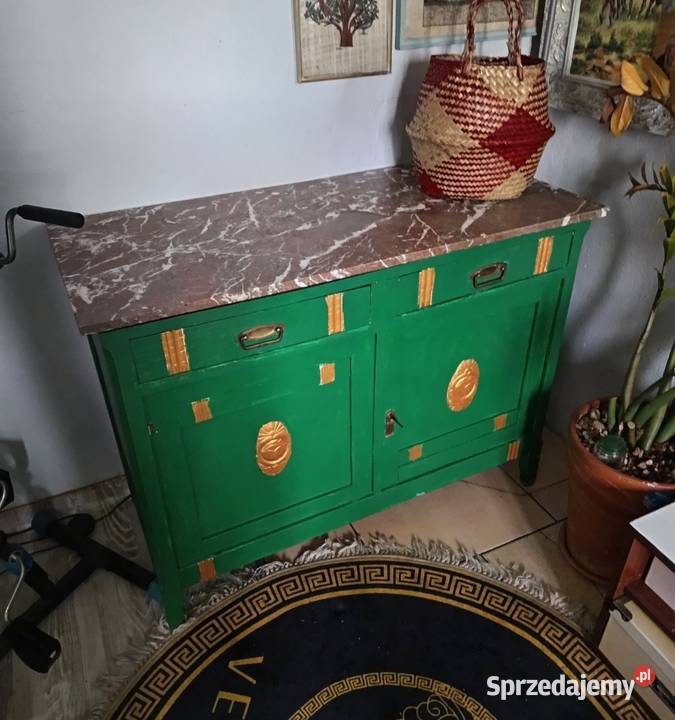 Wyjatkowy stół kawowy gościnny ze skórzanym Szczecin