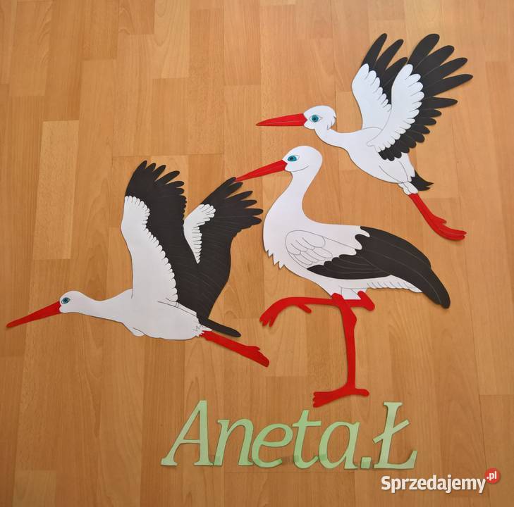 Dekoracje dwustronne wiosennoletnie z brystolu