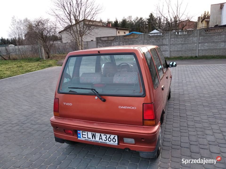 Daewoo Tico 1 Właściciel 60 łódzkie Rzgów