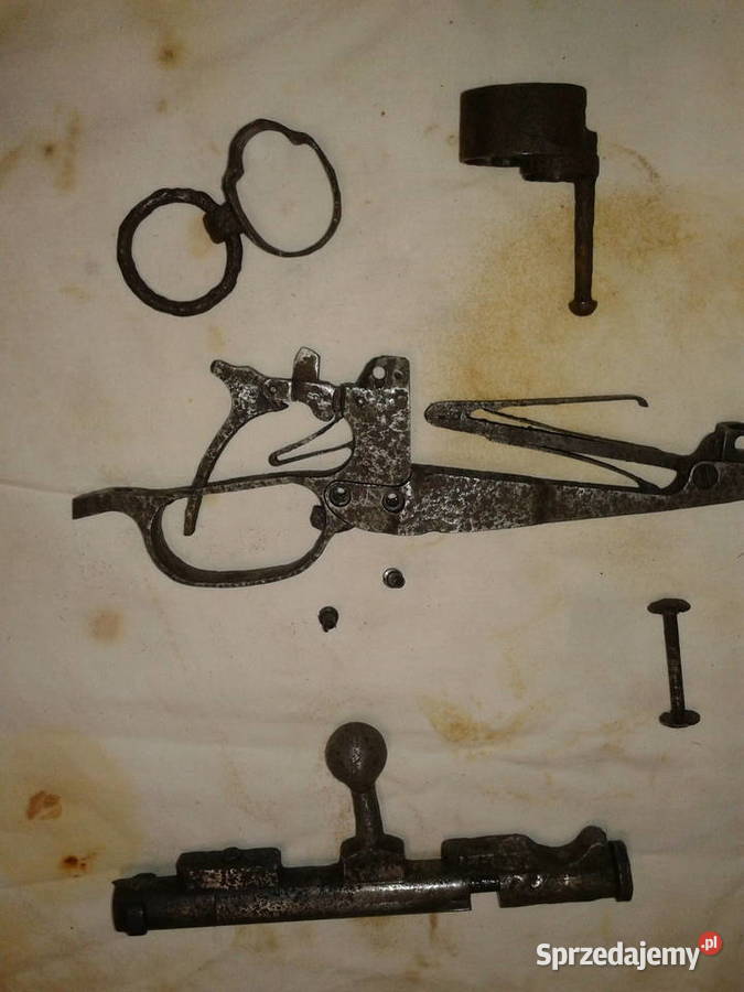 BERTIER części karabinu zdezelowanereplika Skiereszewo