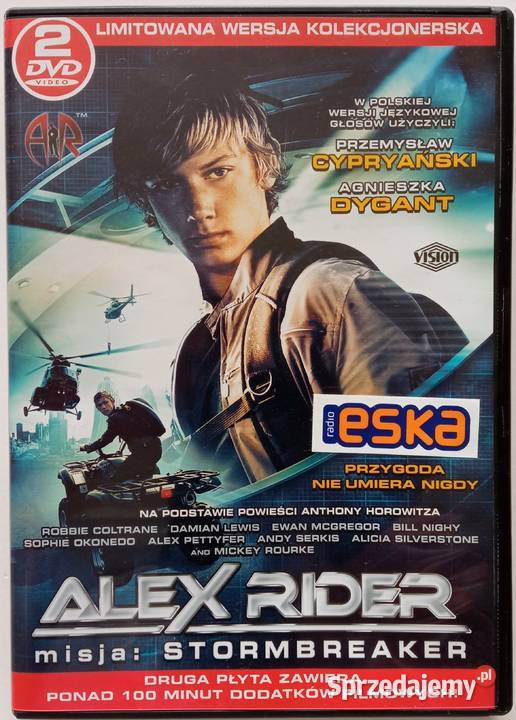 Alex Rider misja Stormbraker 2DVD Alex Pettyfer sprzedam