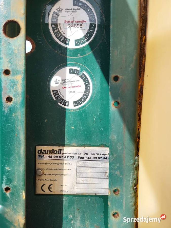 Opryskiwacz zawieszany Danfoil Airboss Świeżo kujawsko-pomorskie Wąbrzeźno