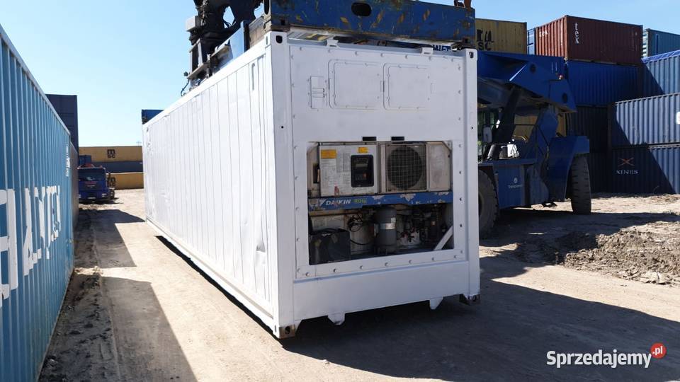 Kontener morski mroźnia chłodnia 40 HCRF magazyn Warszawa