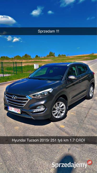 Hyundai Tucson 17 CRDI Bogate wyposażenie Dąbrowa Tarnowska sprzedam