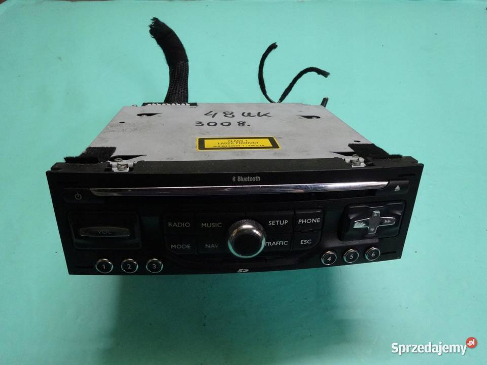 PEUGEOT 3008 I 10r radio CD 96661984XT Sprzęt audio fabryczny