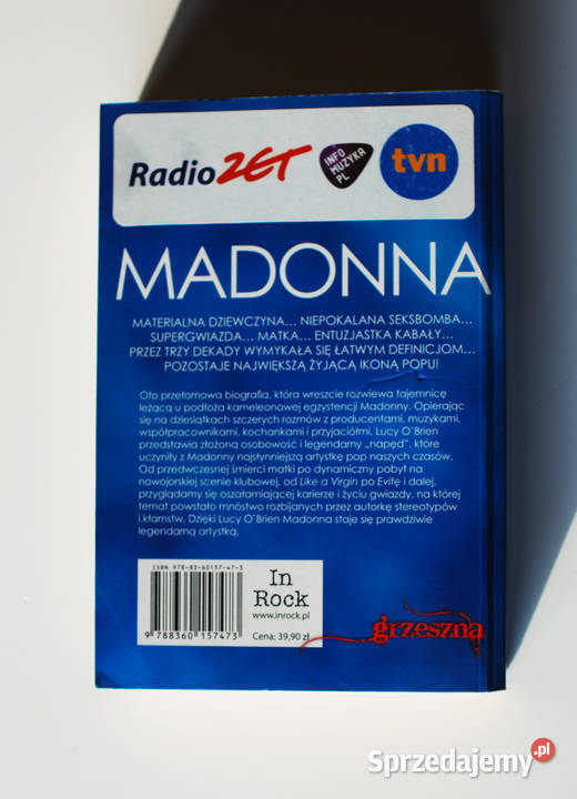Grzeszna Madonna Lucy OBrien Rok wydania 2009 Gdynia