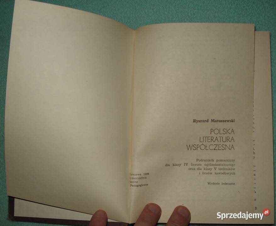 Polska Literatura Współczesna Warszawa sprzedam