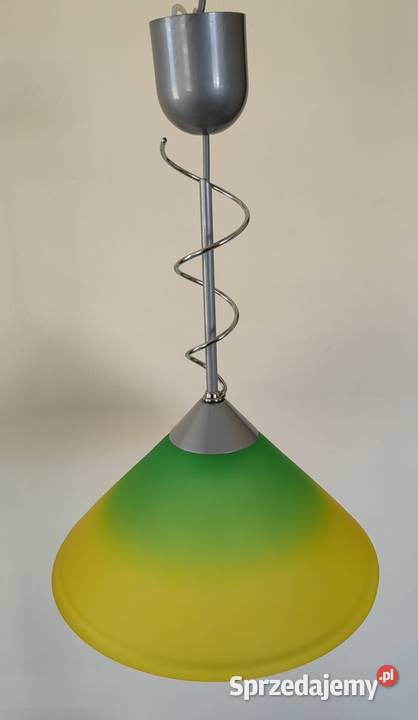 Lampa sufitowa limonkowo żółta Gdańsk