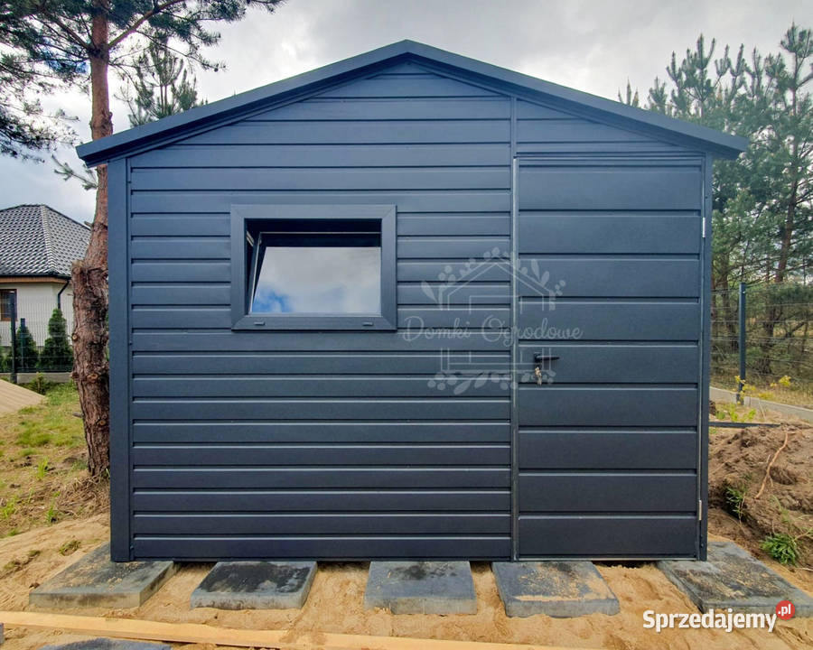 Schowek Domek Ogrodowy 3x3m Okno Antracyt Dach Opole