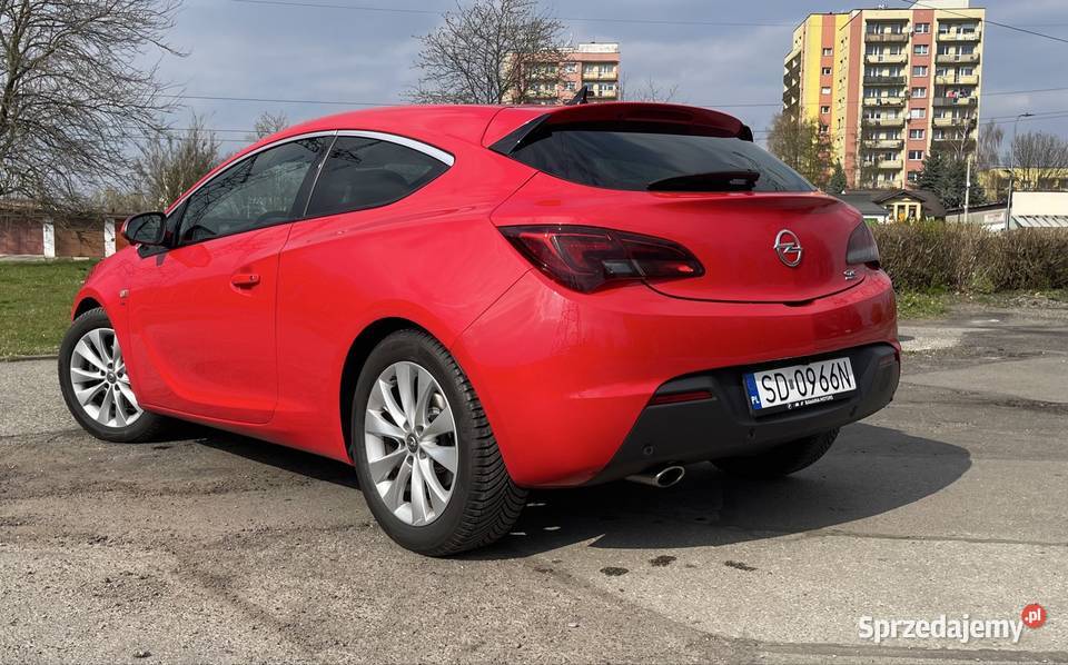 Opel Astra J GTC automat niski przebieg Dąbrowa Górnicza