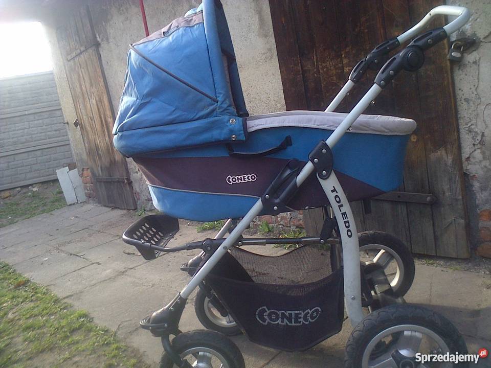 Wózek Coneco Toledo spacerówka 2 gondole wielkopolskie