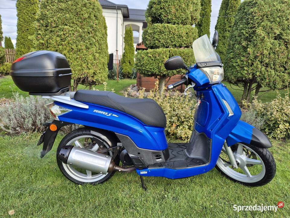 Kymco PeopleS 50 AC 2T Skuter kufer GIVI pas napędowy podlaskie Ciechanowiec